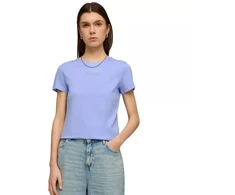 Puma ESS Script Tee moteriški marškinėliai violetiniai 691760 60