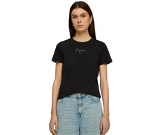 Puma ESS Script Tee moteriški marškinėliai juodi 691760 01