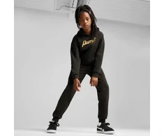 Puma ESS+ Script vaikiškos sportinės kelnės mergaitėms
