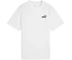 Puma ESS vaikiški marškinėliai su mažu 1 logotipu, baltos spalvos 684920 02
