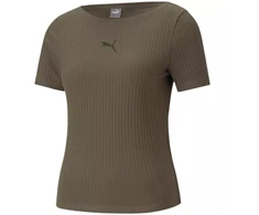 Puma Her Ribbed Slim Tee Vynuoginis lapas W 531917 44