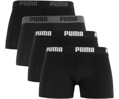 Puma Klasikiniai Vyriški Bokseriai 4 vnt. pakuotė Juodi 938198 01