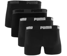 Puma Klasikiniai Vyriški Bokseriai 4 vnt. pakuotė Juodi 938198 01