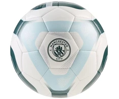Puma MCFC King futbolo kamuolys baltas-žalias-mėlynas 85013 01
