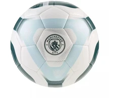 Puma MCFC King futbolo kamuolys baltas-žalias-mėlynas 85013 01