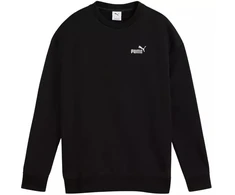 Puma Moterims ESS Mažas 11 logotipas Laisvo kirpimo džemperis su apvalia apykakle Juoda 684975 01