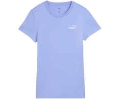 Puma moteriški ESS maži Nr. 1 logotipo marškinėliai violetiniai 682373 60