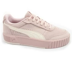 Puma moteriški sportiniai bateliai Carina Mia SD pudrinės rožinės spalvos odiniai patogūs kedai