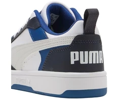 Puma Rebound V6 Lo Mid vaikiški batai balti ir mėlyni 393833 28