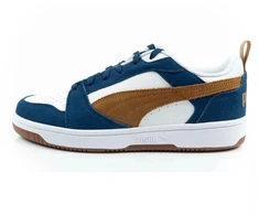 Puma Rebound v6 vyriški sportiniai kedai – madingi, patogūs, balti, tamsiai mėlyni, rudi