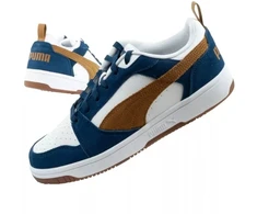Puma Rebound v6 vyriški sportiniai kedai – madingi, patogūs, balti, tamsiai mėlyni, rudi