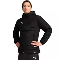 Puma Team Additions Vyriškis su gobtuvu dygsniuota striukė Juoda 659795 03