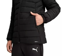 Puma Team Additions Vyriškis su gobtuvu dygsniuota striukė Juoda 659795 03