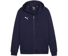 Puma teamGoal Casuals Vaikiškas džemperis su gobtuvu, tamsiai mėlynas 658596 06