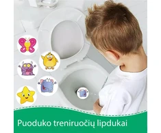 Puoduko treniruočių lipdukai, 5 vnt.