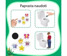 Puoduko treniruočių lipdukai, 5 vnt.