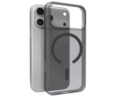 Puro Daylight Magsafe Compatible Silikoninis dėklas for iPhone 17 Pro - Translucent Juodas