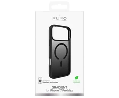 Puro Gradientinis TPU dėklas iPhone 17 Pro Max, suderinamas su MagSafe - Juodas