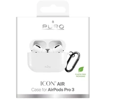 Puro Icon dėklas skirta AirPods Pro 3 - Balta
