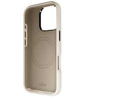 Puro Icon Mag Pro MagSafe Silikoninis dėklas skirtas iPhone 16 Pro - Smėlio spalvos