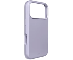 Puro Icon Mag Pro skysto silikono dėklas, skirtas iPhone 17 Pro Max, suderinamas su MagSafe, su kameros apsauga ir aliuminio mygtukais – Rožinis