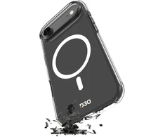 Puro Impact Clear D3O TPU+PC MagSafe Suderinamas Dėklas iPhone 17 Air - Skaidrus