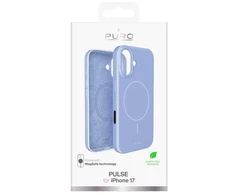 Puro Pulse iPhone 17 polikarbonatinis apsauginis dėklas - mėlyna