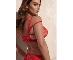 Pusiau minkšta liemenėlė Kinga Yolie BC-1232, raudona