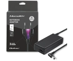 Ausinės Qoltec 50075.90W maitinimo šaltinis Asus nešiojamam kompiuteriui (19 V; 4,74 A, 4,9 A; 90 W; 5,5 mm x 2,5 mm)