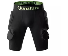 Qunature Šlaunų apsaugos – Pažangios XL slidėms, snieglenčių sportui, riedučiams – Juodos