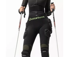 Qunature Šlaunų apsaugos – Pažangios XL slidėms, snieglenčių sportui, riedučiams – Juodos