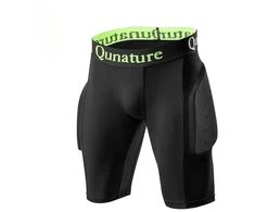 Qunature slidinėjimo klubų apsaugos – Basic S, skirtos slidinėjimui, snieglenčių sportui, čiuožimui – juodos