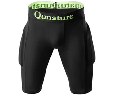 Qunature slidinėjimo klubų apsaugos – Basic S, skirtos slidinėjimui, snieglenčių sportui, čiuožimui – juodos