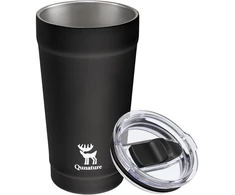 Qunature termis puodelis juodas 480ml