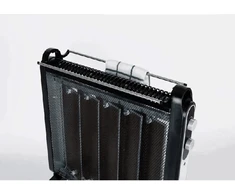 Radiatorinis šildytuvas Jata RD227N, 2000 W, juodas ir baltas