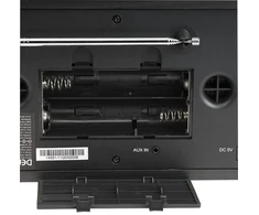 Radijas DAB+/FM su Bluetooth Denver DAB-18 Retro, pilkas