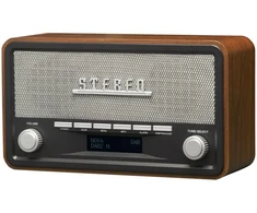 Radijas su DAB+ ir Bluetooth Denver DAB-18, juodas ir pilkas
