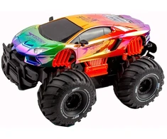 Radijo bangomis valdomas amfibinis - vandeniui atsparus automobilis