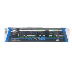 Radijo bangomis valdomas autobusas, žalias