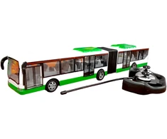 Radijo bangomis valdomas autobusas, žalias
