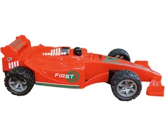 Radijo bangomis valdomas automobilis Formulė, oranžinis