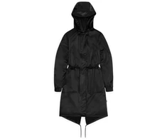 Rains neperšlampama striukė STRING W PARKA W3 18550 84 JUODA GRŪDĖTA