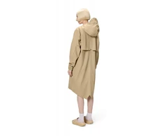 Rains Unisex Fishtail Parka W3 18140 24 SMĖLINĖ Lietaus Paltai