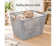 Rankšluostis Plastikinis daiktų laikymo krepšys su rankenomis TR2365C