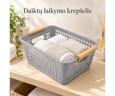 Rankšluostis Plastikinis daiktų laikymo krepšys su rankenomis TR2365A