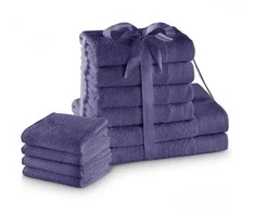 Rankšluostis Rankšluosčių rinkinys 10 dalių violetinės spalvos