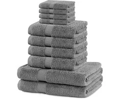 Rankšluostis DecoKing Rankšluosčių rinkinys 2 × 70 × 140 cm, 4 × 50 × 100 cm, 4 × 30 × 50 cm MARINA SIL