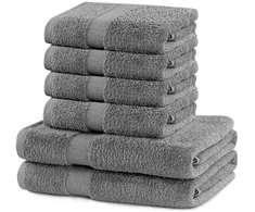 Rankšluostis Rankšluosčių rinkinys 2 vnt. 70x140 ir 4 vnt. 50x100 pilkos spalvos