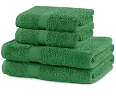 Rankšluostis Rankšluosčių rinkinys 2 vnt. 70x140 ir 2 vnt. 50x100 žalia spalva