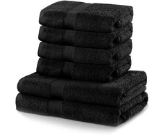Rankšluostis Rankšluosčių rinkinys 2 vnt. 70x140 ir 4 vnt. 50x100 juodi